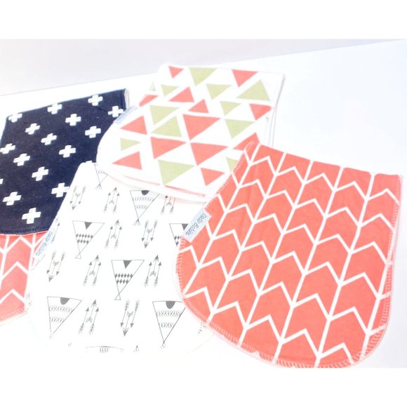 Organic Burp Clothes for Baby Boys and Girls- Ultra Absorbent Modern Burping Rag - Picture 4 of 8